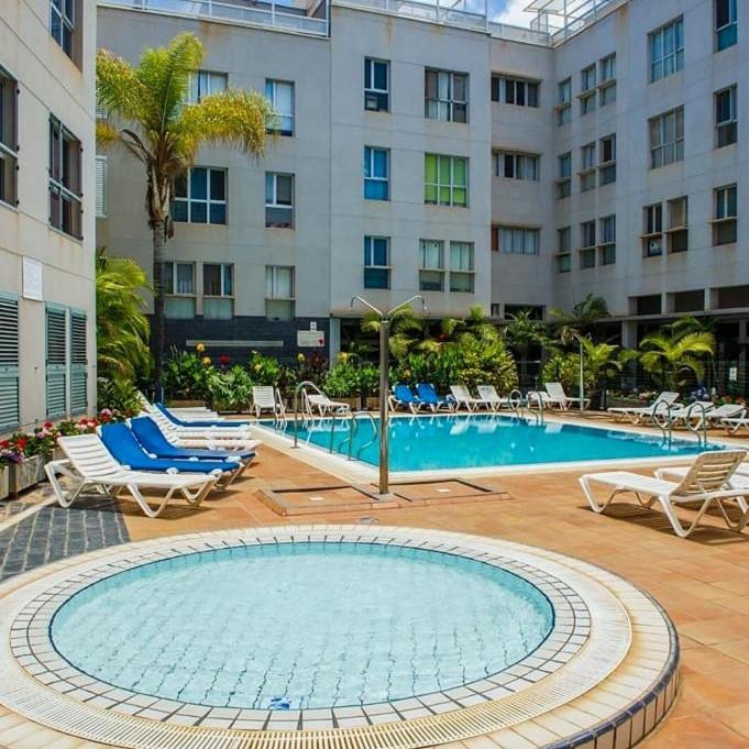 ÁTICO TURQUESA BEACH CON PISCINA y WIFI Sardina Esterno foto