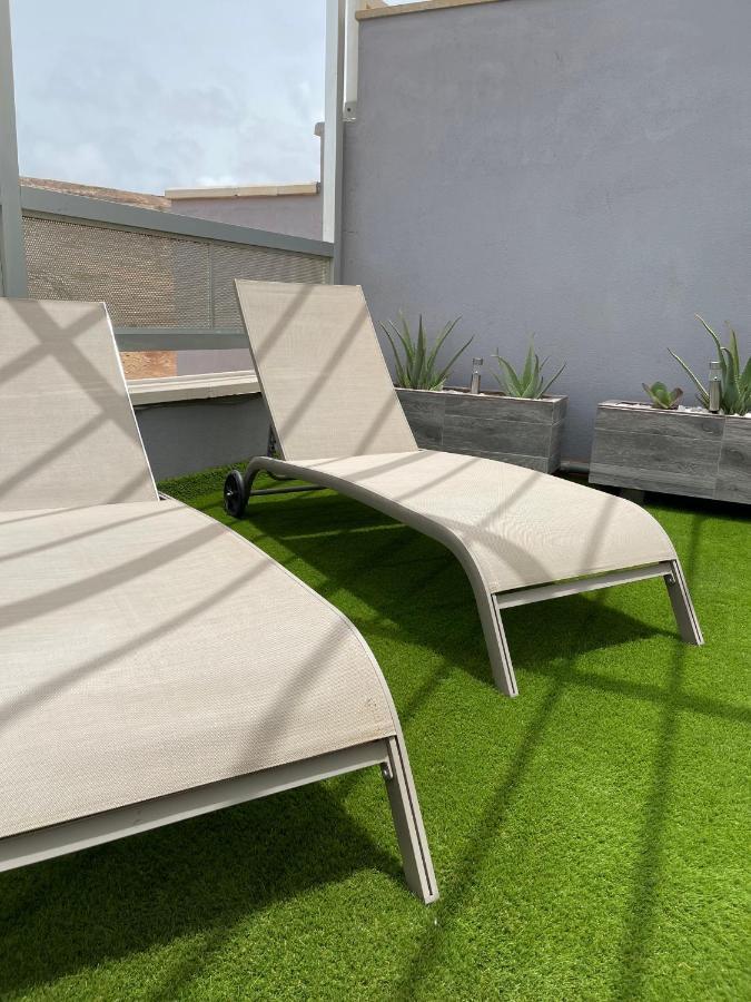 ÁTICO TURQUESA BEACH CON PISCINA y WIFI Sardina Esterno foto
