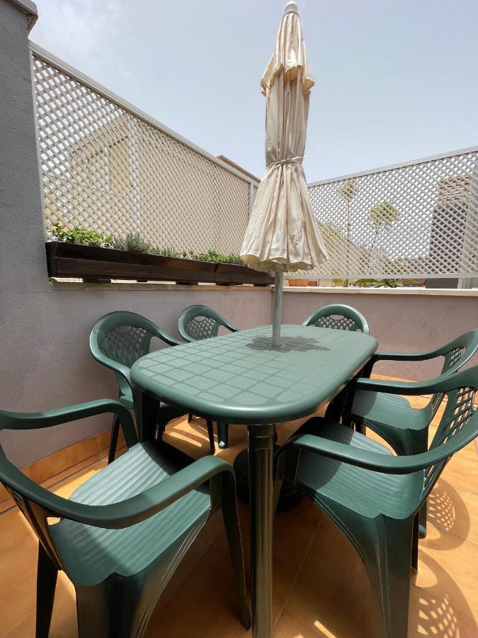 ÁTICO TURQUESA BEACH CON PISCINA y WIFI Sardina Esterno foto