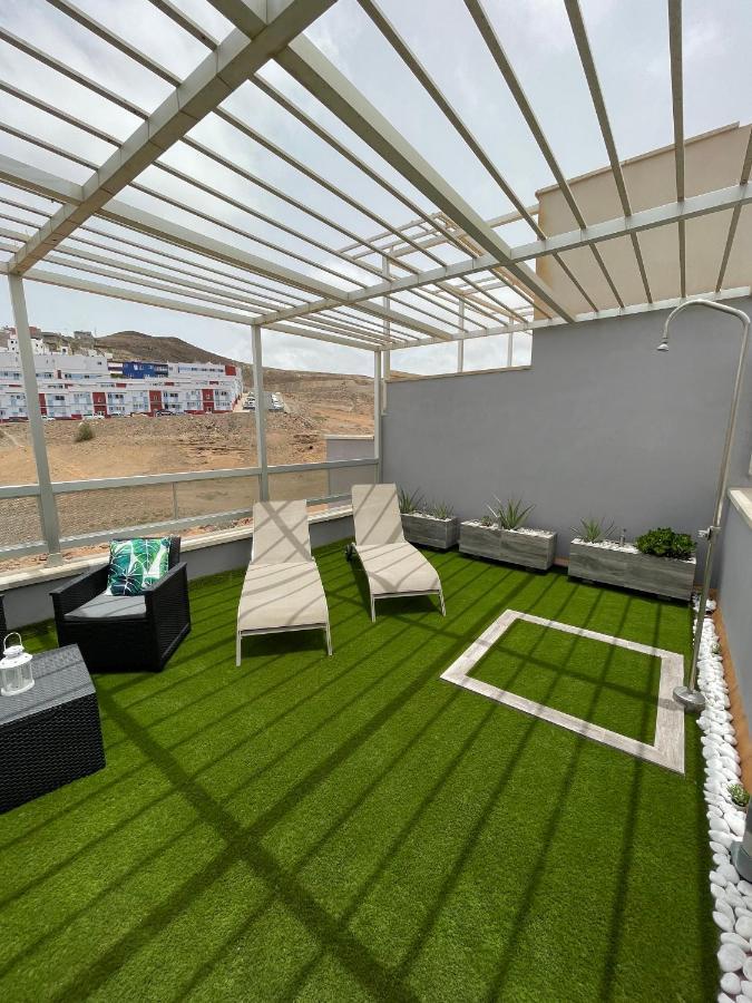 ÁTICO TURQUESA BEACH CON PISCINA y WIFI Sardina Esterno foto